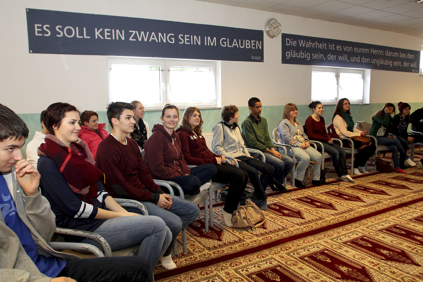 Buchh Gel Schule Besucht Offenbacher Bait Ul Jame Moschee Ahmadiyya