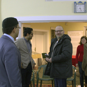 Pressefrühstück in FazleOmar Moschee in Hamburg Ahmadiyya Muslim